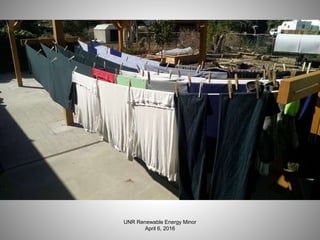 UNR Renewable Energy Minor
April 6, 2016
 