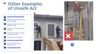 Unsafe Action Example Unsafe Act And Unsafe Condition safadgdsdfbfsgfsdef.pptx