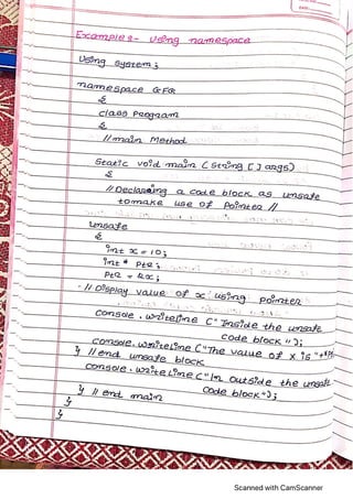 Unsafe code in dot net