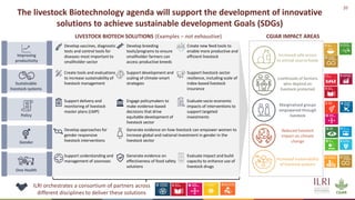 How can Animal Biotechnology contribute to Agenda 2063, ST&I Strategy for Africa (STISA-2024), and the Sustainable Development Goals (UN-SDGs)