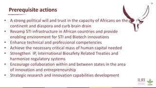 How can Animal Biotechnology contribute to Agenda 2063, ST&I Strategy for Africa (STISA-2024), and the Sustainable Development Goals (UN-SDGs)