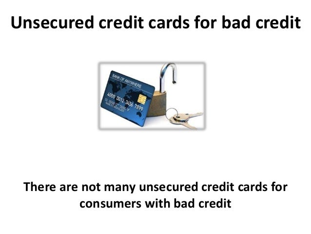 no credit check unsecured credit cards