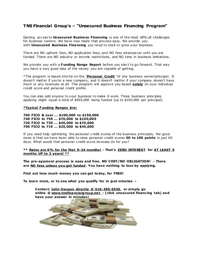 tns financial groups unsecured business financing program gaining access to unsecured business financing unsecured business credit cards - Unsecured Business Credit Cards tns financial groups unsecured business financing program gaining access to unsecured business financing unsecured business credit cards - Unsecured Business Credit Cards