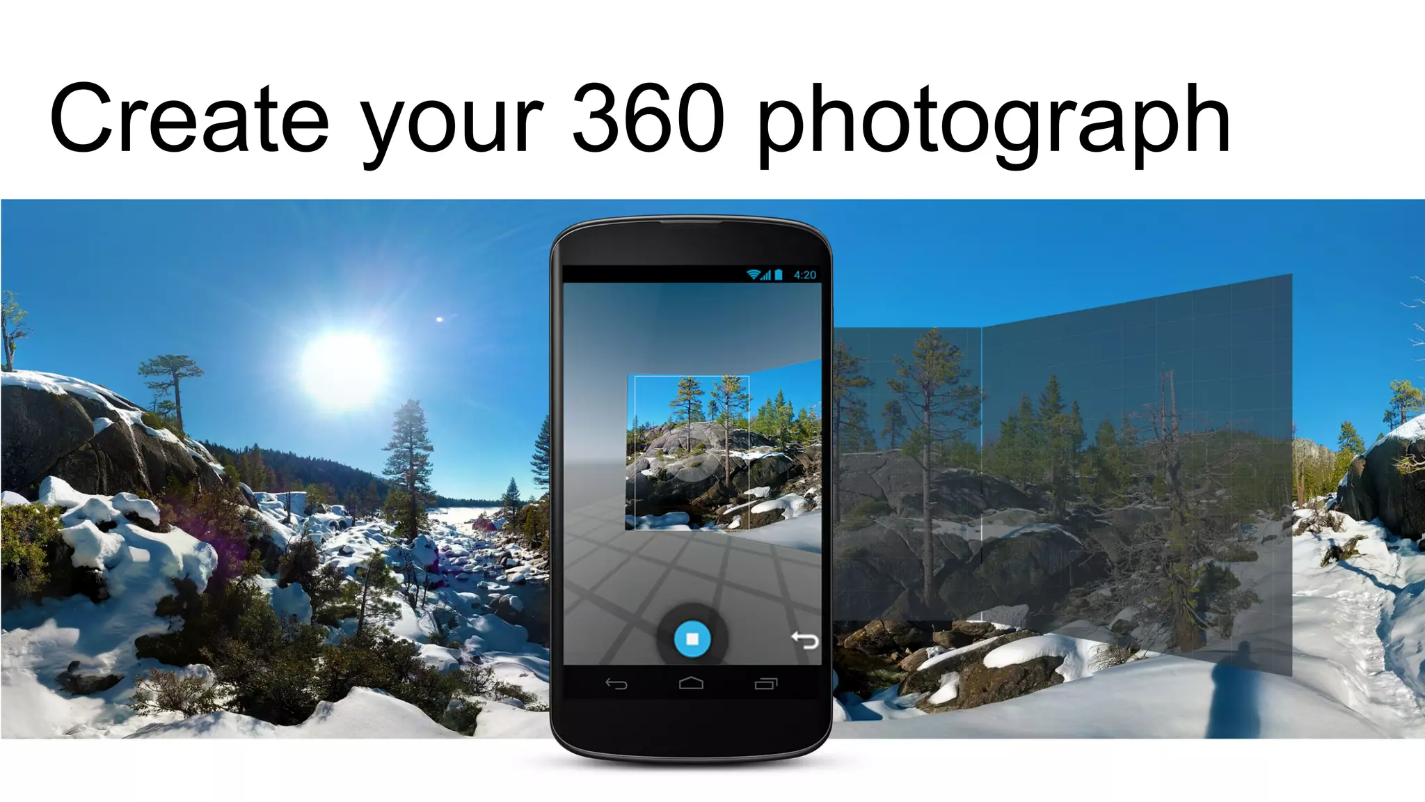 Create your 360 photograph