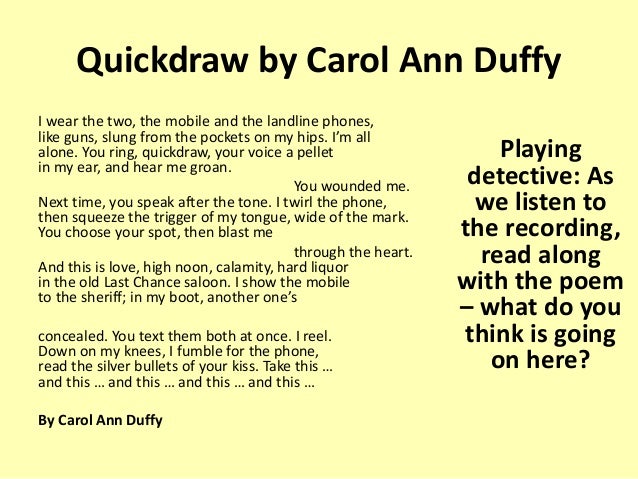 duffy essay duffy essay