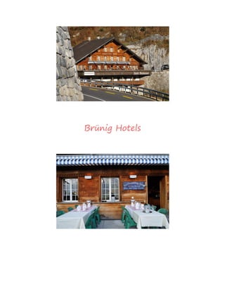 Brünig Hotels

 