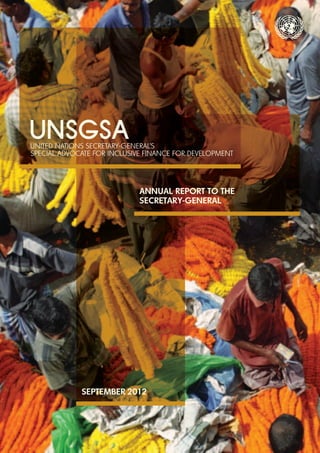 AnnuAl RepoRt to the 
SecRetARy-GeneRAl 
SepteMBeR 2012 
 