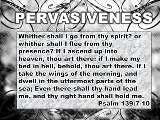 Unshakable Presence of God