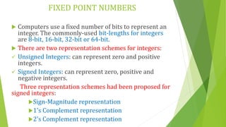 Unsigned and Signed fixed point Addition and subtraction | PPTX ...