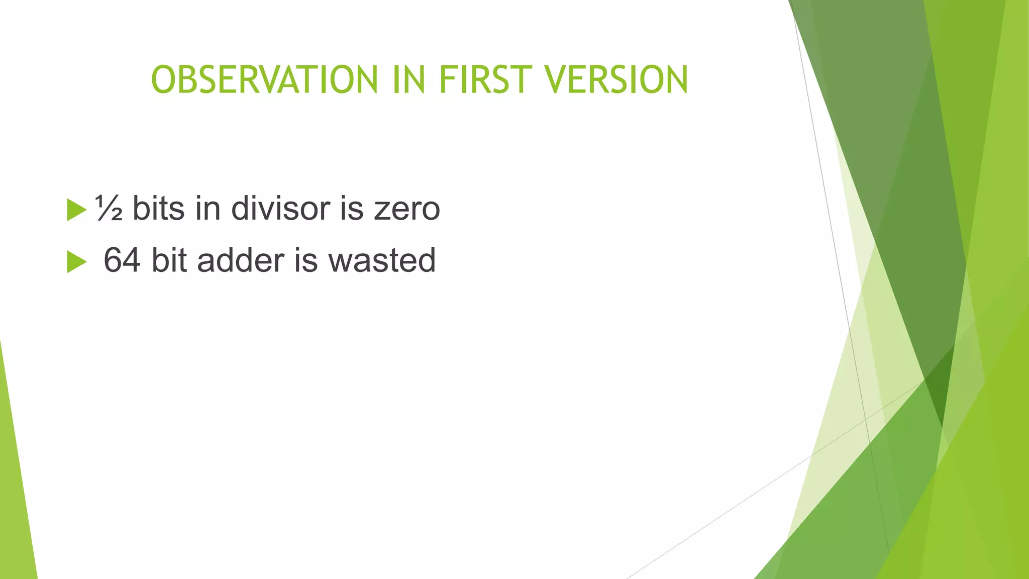 UNSIGNED AND SIGNED BINARY DIVISION | PPTX | Computing | Technology ...
