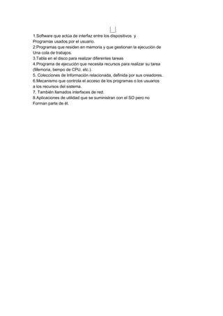 Un sistema operativo