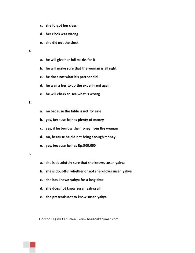 Listening Bahasa Inggris SMA 2015 Listening Bahasa Inggris SMA 2015