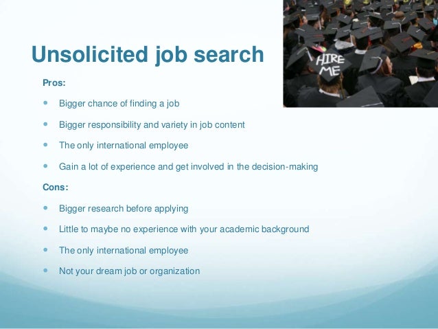 unsolicited job applications