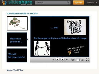 Unsolved Mystery in Slideshare