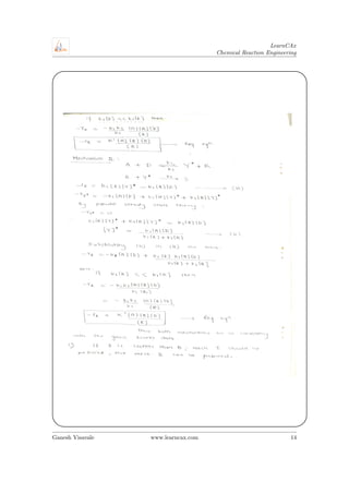 Octave Cre CRE Unsolved Problems: Octave Levenspiel | PDF