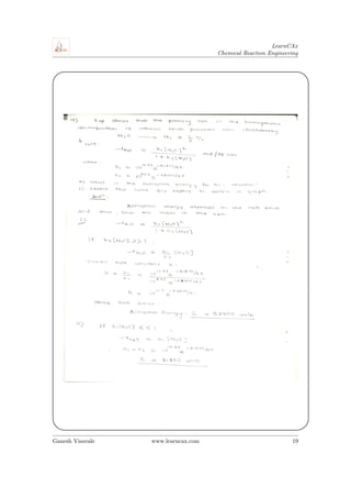 Octave Cre CRE Unsolved Problems: Octave Levenspiel | PDF