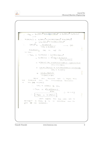 Octave Cre CRE Unsolved Problems: Octave Levenspiel | PDF