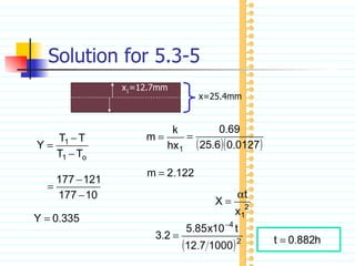 Solution for 5.3-5 x 1 =12.7mm x=25.4mm 