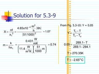 Solution for 5.3-9 From Fig. 5.3-10: Y = 0.05 
