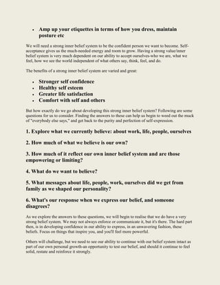 Unstoppable Confidence | PDF