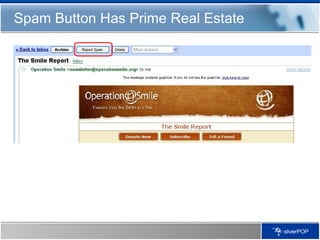 Spam Button Has Prime Real Estate 