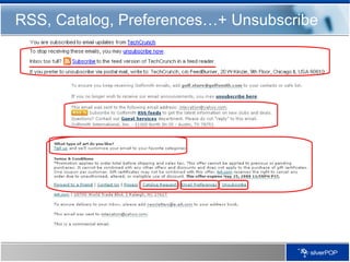RSS, Catalog, Preferences…+ Unsubscribe 