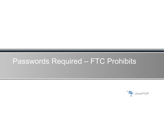 Passwords Required – FTC Prohibits 