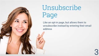 Optimize Your Unsubscribe process