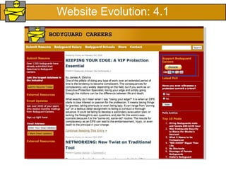 Website Evolution: 4.1 