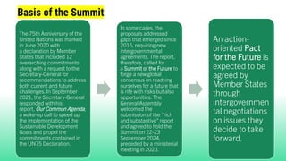UN Summit of the Future 2024 | PDF