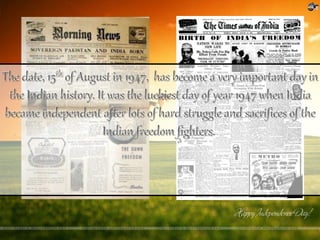 Unsung heroes of freedom struggle | PPTX