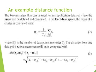 An example distance function
16
 