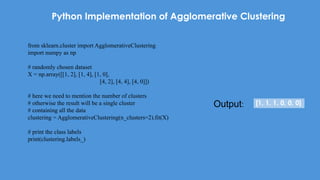 Unsupervised Learning, Machine Learning, | PPTX