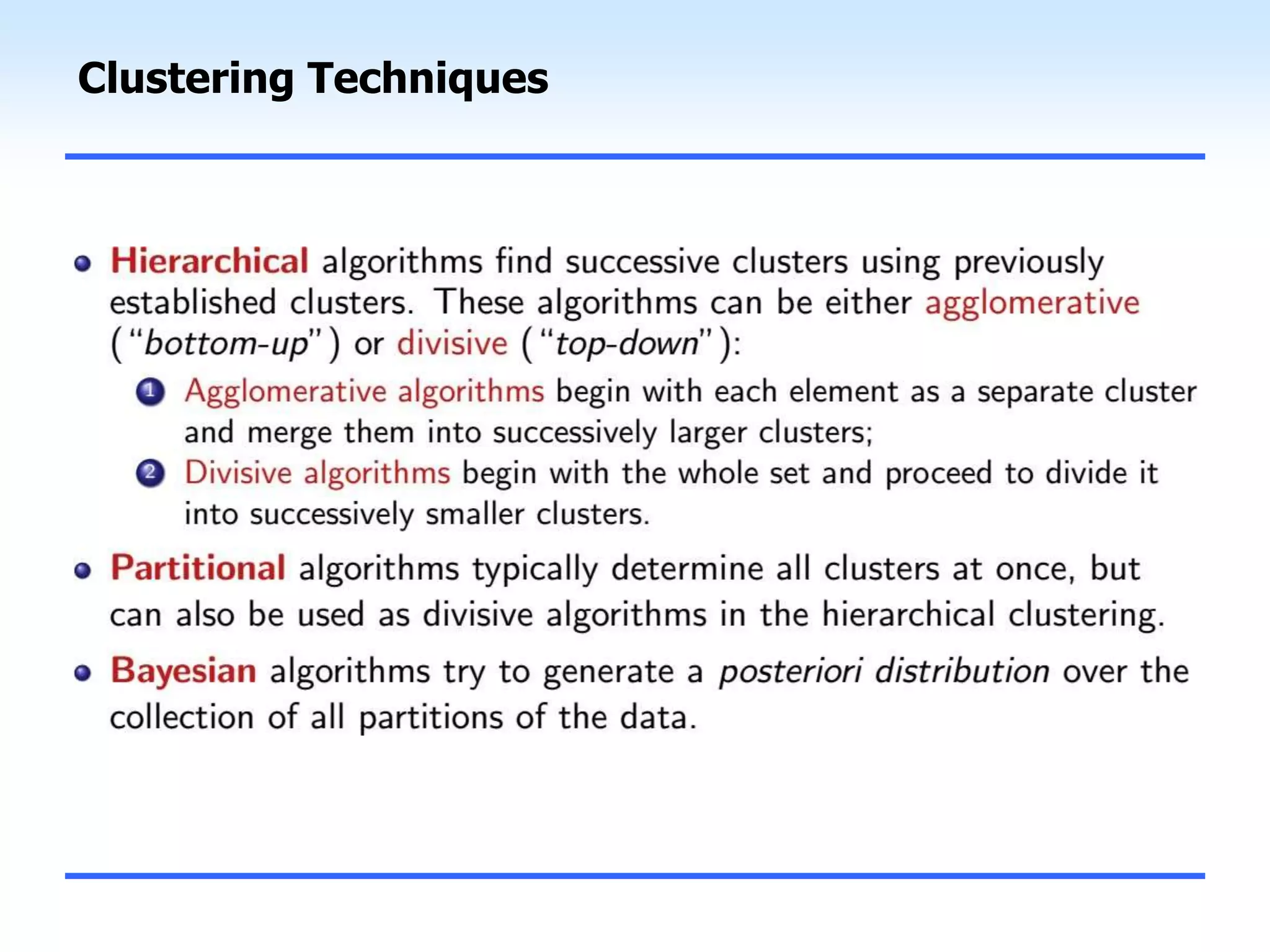 Unsupervised learning clustering | PPTX | Technology & Computing