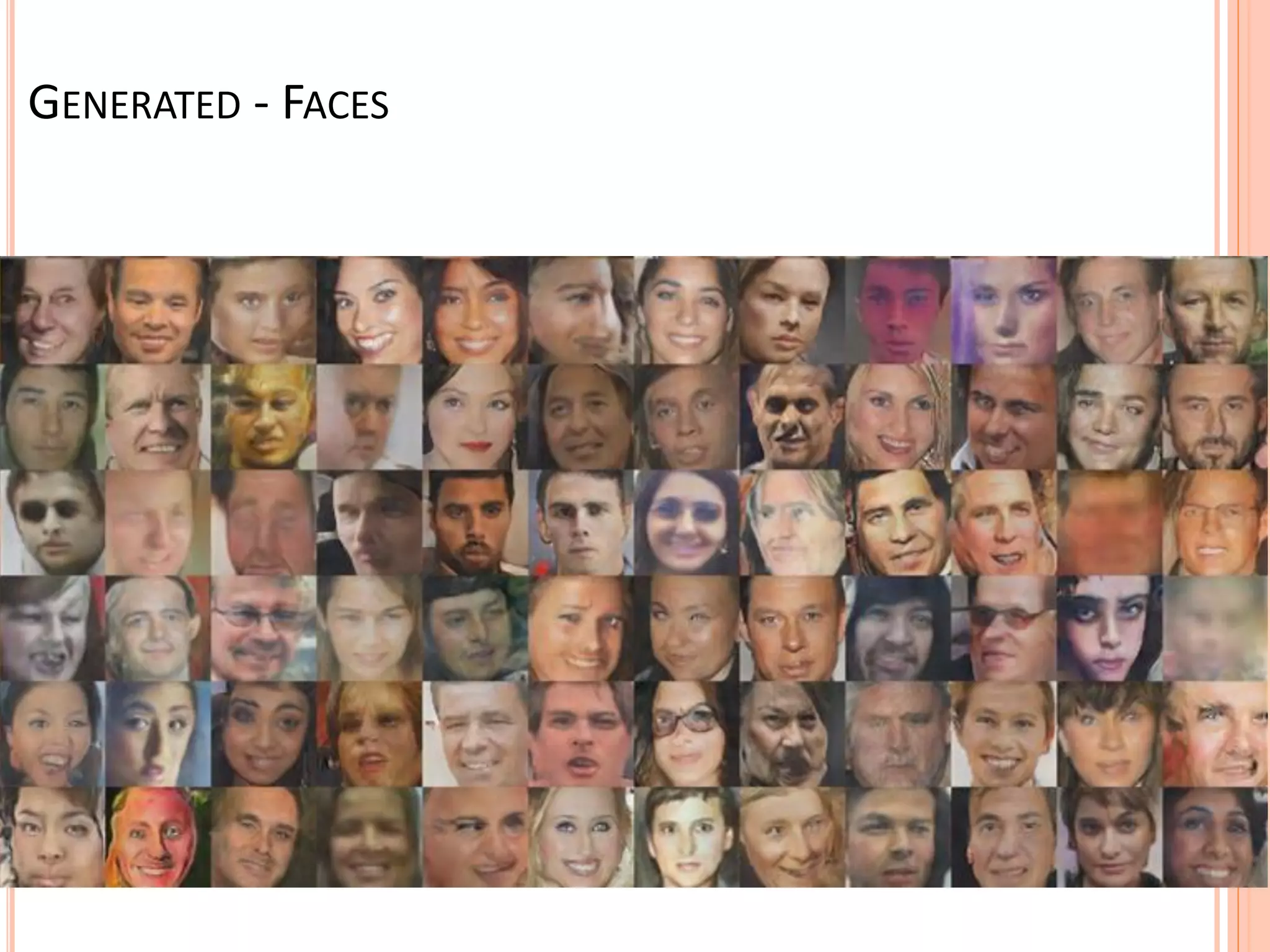 GENERATED - FACES
 