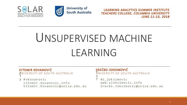 weka unsupervised learning