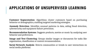 Comprehensive Guide to Unsupervised Machine Learning Techniques and ...