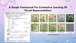 A Simple Framework For Contrastive Learning Of
Visual Representations
Data Augmentation
 