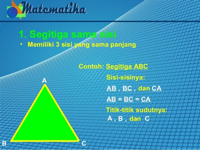 Unsur Unsur Bangun Datar Sederhana