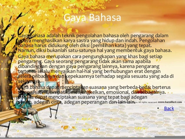 Unsur unsur intrinsik bahasa indonesia 1