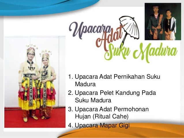 Unsur-unsur Kebudayaan Madura (ppt)