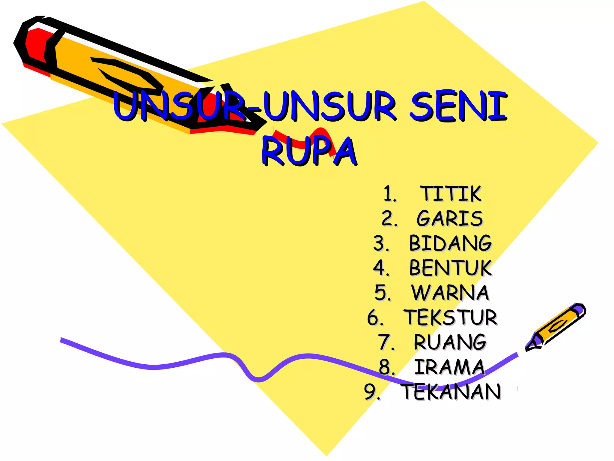 Unsur Rupa Movement Unsur unsur seni rupa | PPT