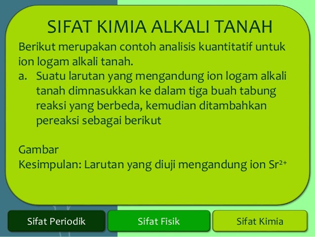 Unsur Alkali Dan Alkali Tanah Xii Ipa 2