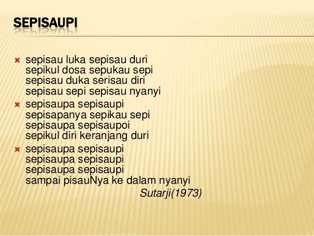 Unsur Fisik Dan Batin Dalam Puisi - KT Puisi