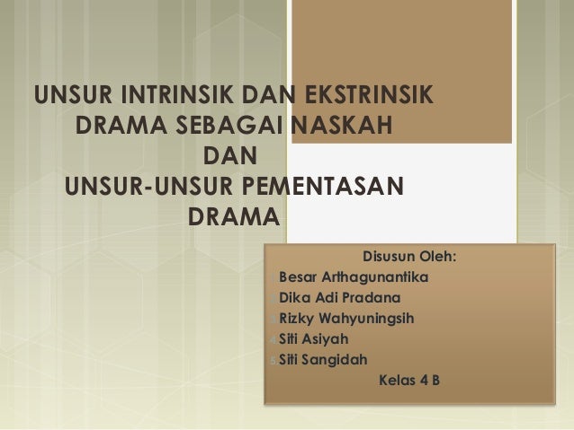 Contoh Naskah Drama Persahabatan Beserta Unsur