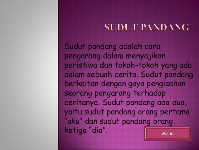 Unsur Intrinsik Novel