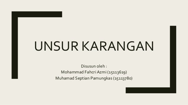 Unsur Karangan