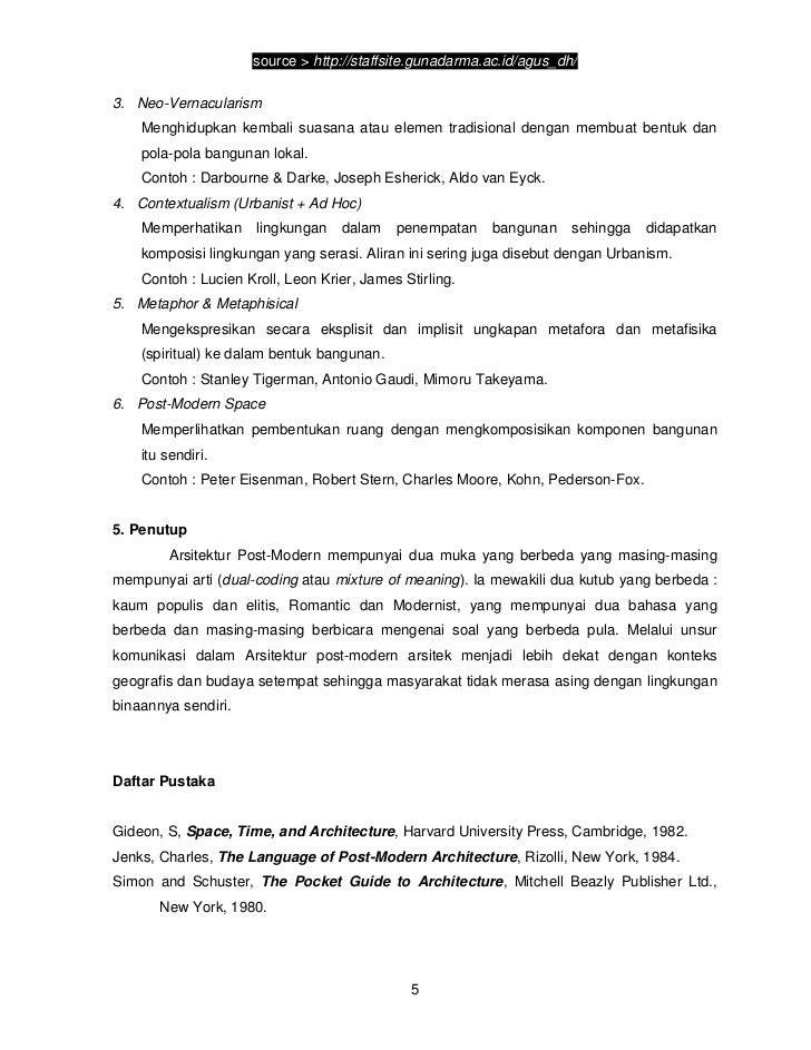 Unsur komunikasi dalam ars post modern