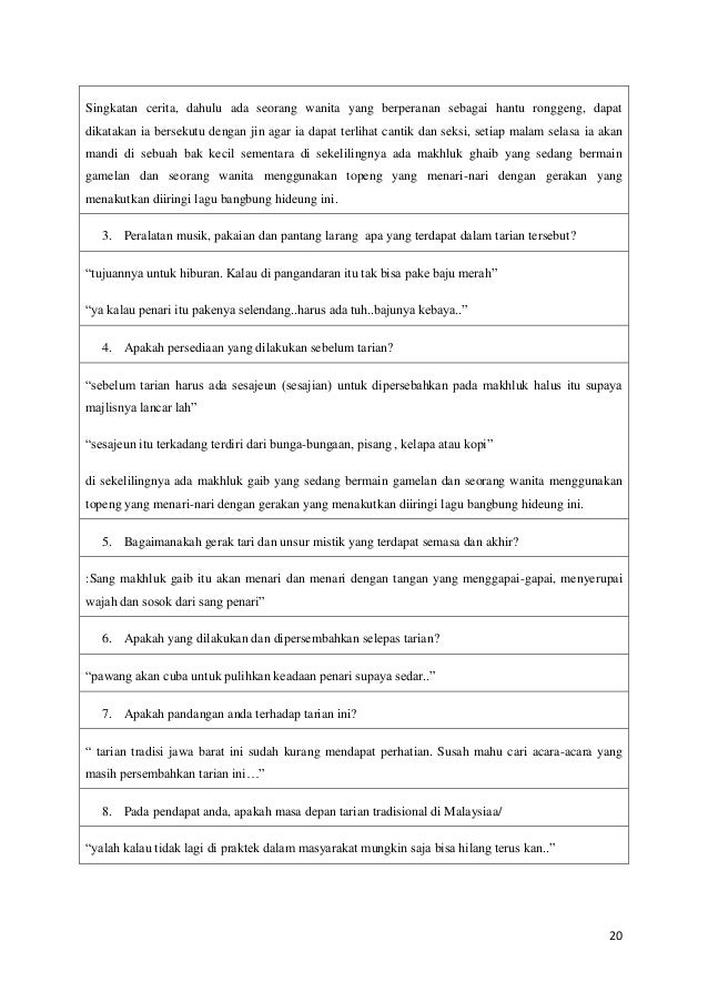 Unsur mistik dlm tarian tradisional Unsur mistik dlm tarian tradisional