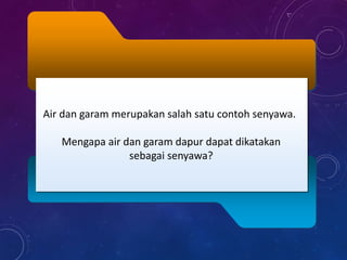 Powerpoint Materi Unsur, Senyawa, dan Campuran | PPTX